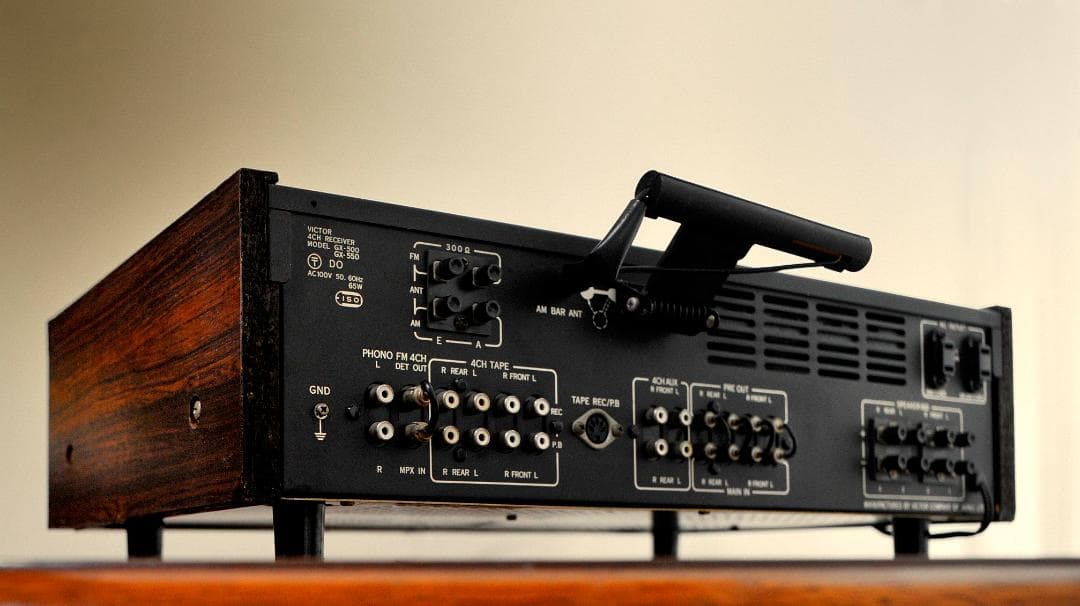 ★VICTOR GX-500 趣向あふれる堂々たる構えの大型レシーバ―♪