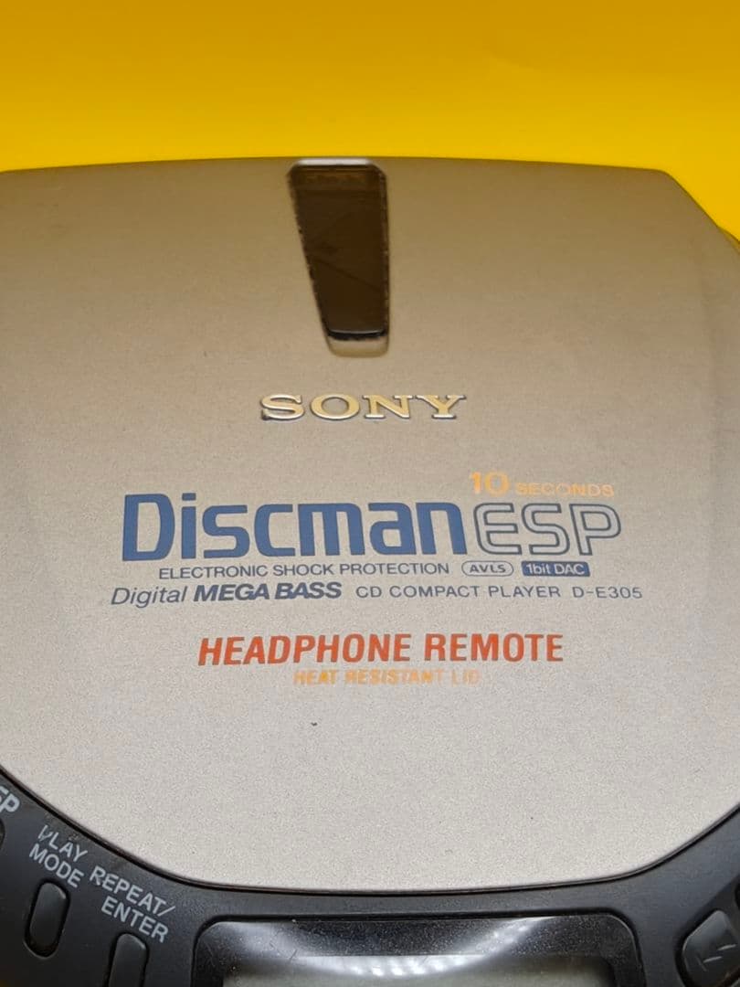 Sony Discman D-E305 ポータブルCDプレーヤー - メルカリ