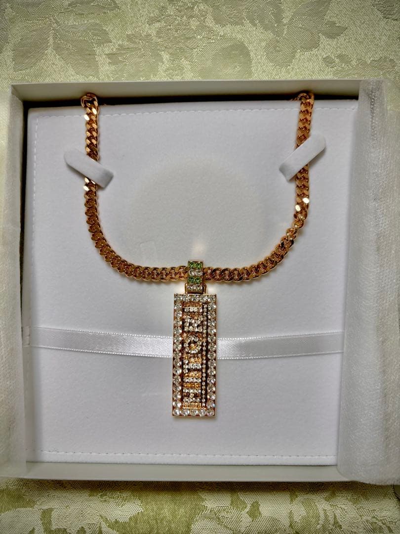 斎藤ひとりさんのペンダント　ネックレス　グリーン 斎藤一人さん ペンダント シルバー（非売品）｜Yahoo!フリマ（旧PayPay