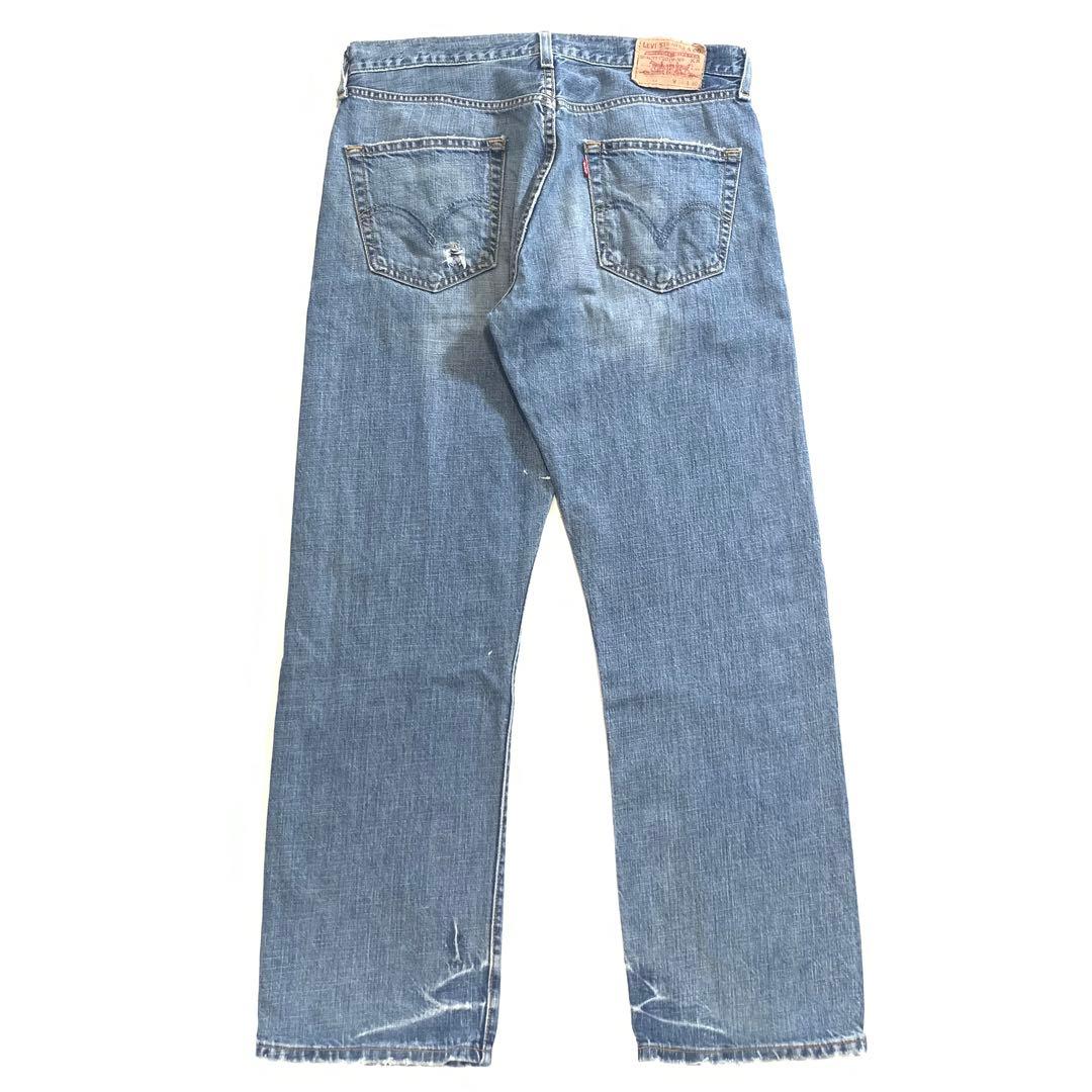 9026 リーバイス 501 デニムパンツ ボタンフライ ヒゲ 縦落ち W34