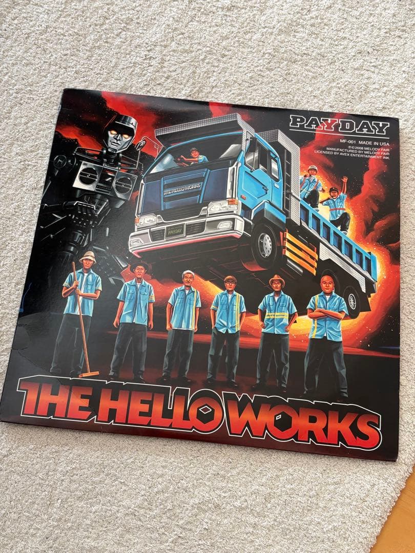 THE HELLO WORKS / PAYDAY LP レコード スチャダラパー