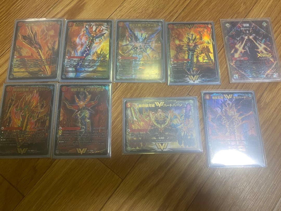 デュエマ引退品主要デッキ四つ
