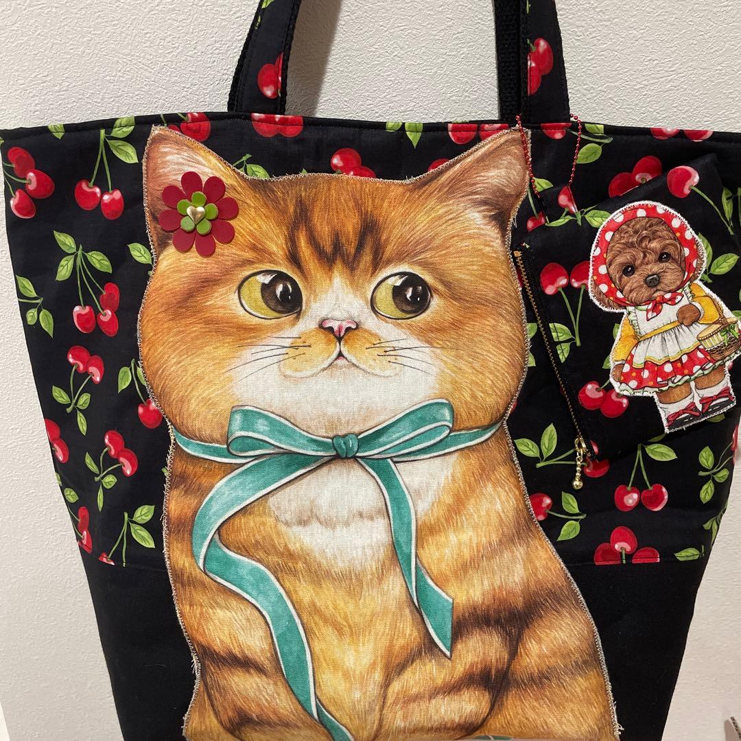 コヤンイサムチョン ビックトートバッグ・ティッシュ入れポーチ付き