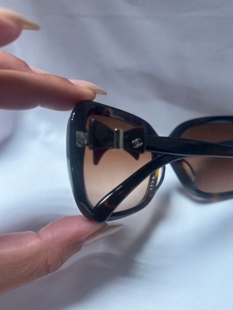 【#sk/8.31/20】CHANELサングラス5171-Aリボンブラウン