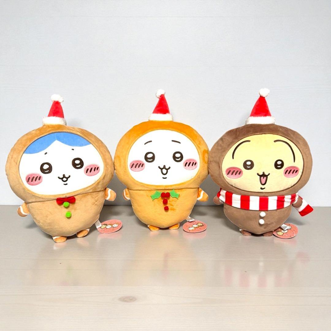 ちいかわ ジンジャーマンBIGぬいぐるみ ハチワレ ちいかわ うさぎ 全3