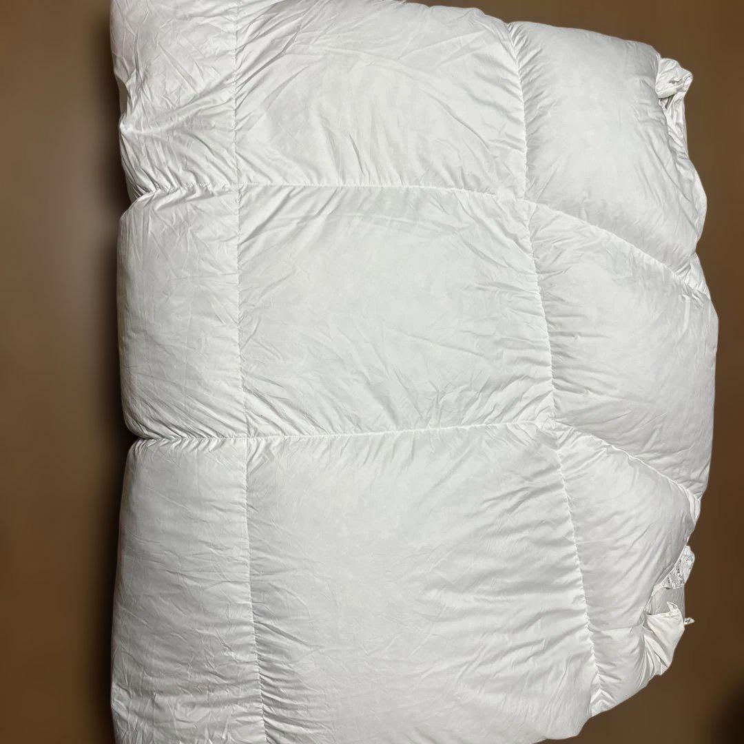 ニトリ 羽毛布団 210cmx190cm ダブル ダウン80%