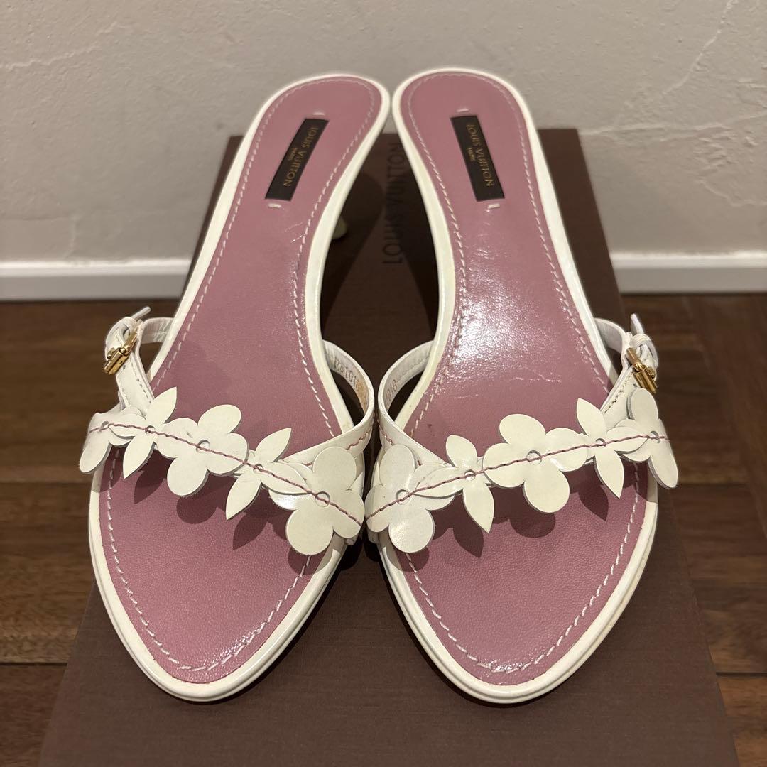 Louis Vuitton フラワー装飾ミュール Brand New Louis Vuitton X Takashi Murakami 2025 Boulogne PM Cherry