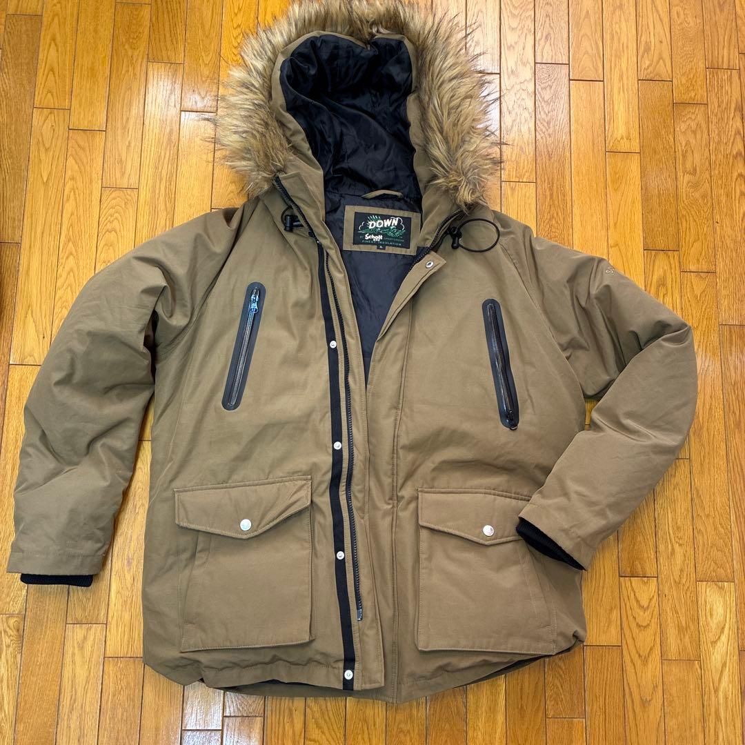 Schott NYC DOWN ダウンジャケット XL ショットダウン Schott N.Y.C（ショット） ダウンジャケット ダウン メンズ レディース