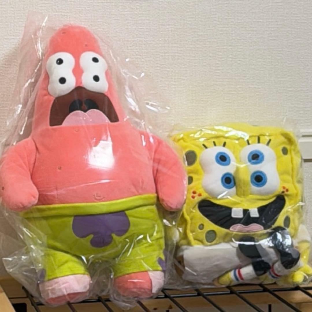 スポンジボブ　ユニクロ　ぬいぐるみ ユニクロ スポンジ・ボブ ぬいぐるみ カクタスプラントフリー