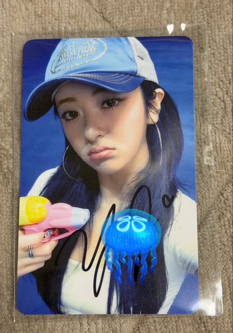 LE SSERAFIM ルセラフィム ユンジン crazy 直筆サイン - メルカリ