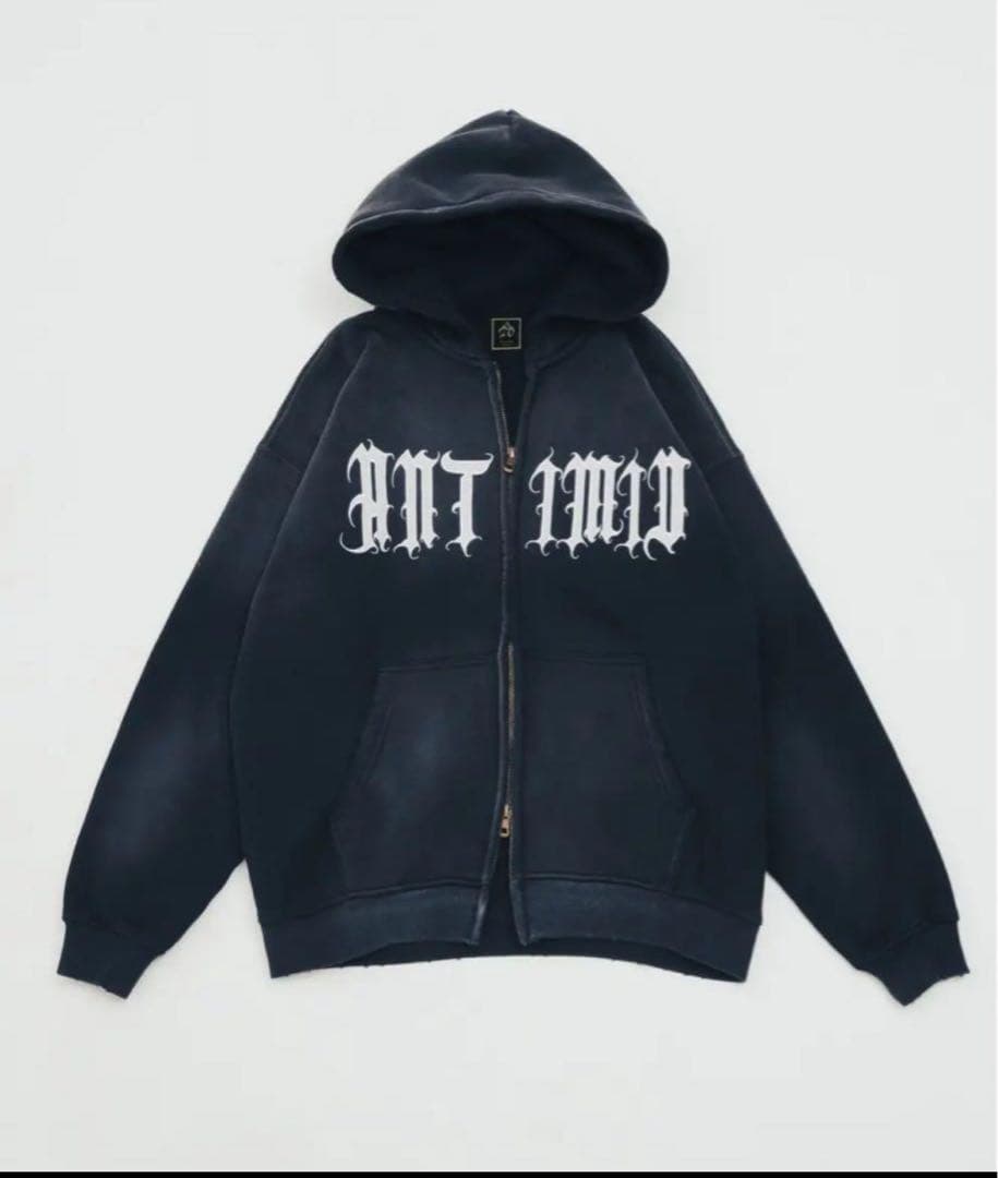 antimidアンチミッド ジップパーカー - メルカリ