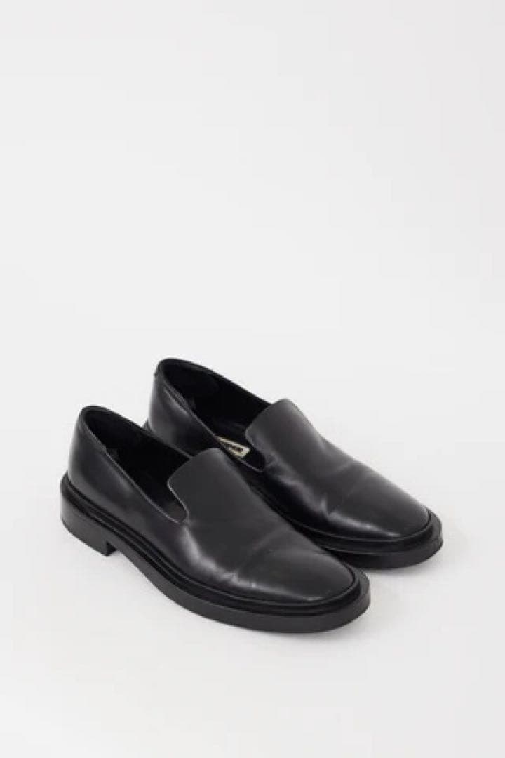 JIL SANDER Calf Leather Loafer ローファー 39 Jil Sander Leather Loafers | Black | FARFETCH