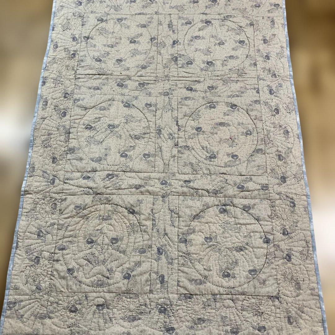 m*u様 新品 家紋のモチーフ パッチワークキルト タペストリー他 127cmx