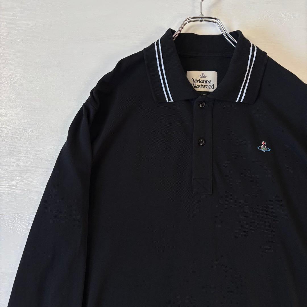 トルコ製 ヴィヴィアン・ウエストウッド 長袖ポロシャツ 2XLサイズ