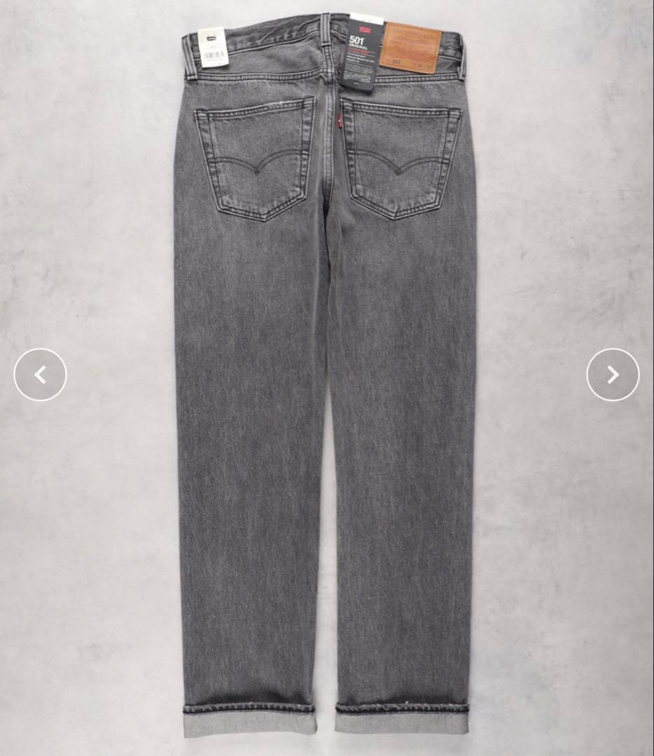 LEVI'S 501 セルビッジブラックデニム(W32,L32) - メルカリ