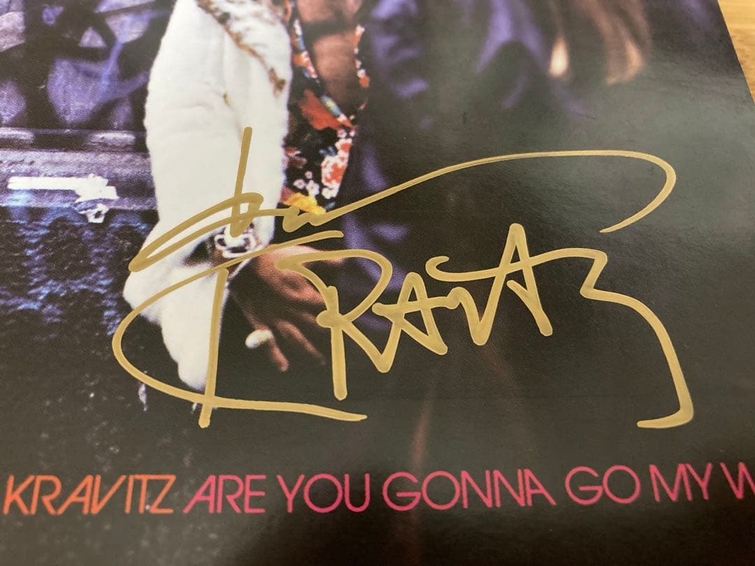 レア レニー クラヴィッツ 直筆 サイン CD lenny kravitz - メルカリ