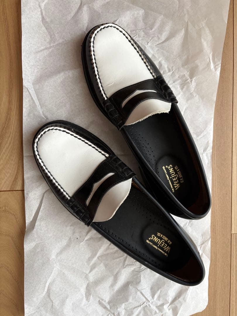 Weejuns ローファー ブラック/ホワイト 9M 楽天市場】G.H.BASS Weejuns ジーエイチバス ウィージャンズ WEEJUN