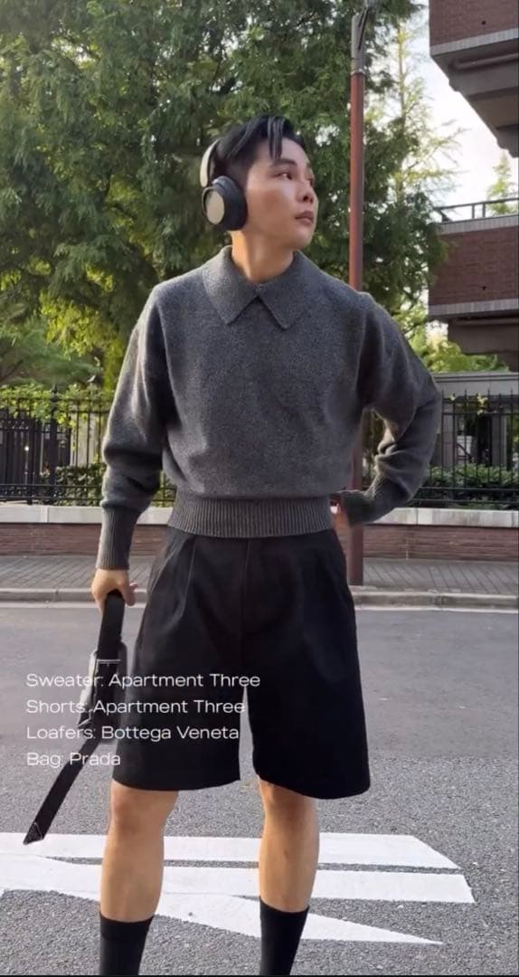 Apartment Three カシミヤブレンドセーター 襟取り外し可 - メルカリ