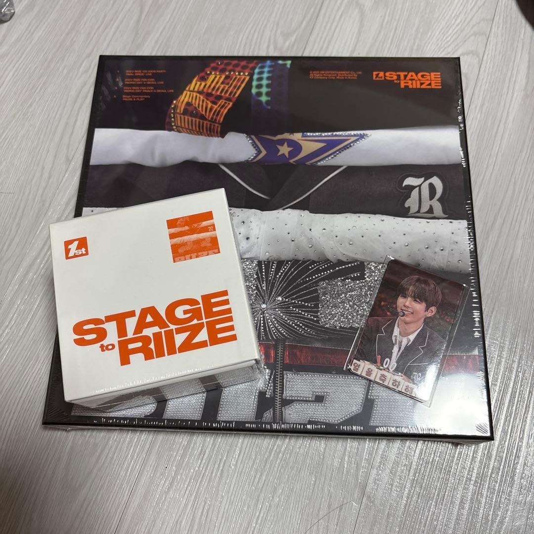 ミュージック RIIZE Digital Code & Blu-ray ver. RIIZEの初舞台を収めた映像オデッセイ『1st STAGE to RIIZE』のBlu-ray