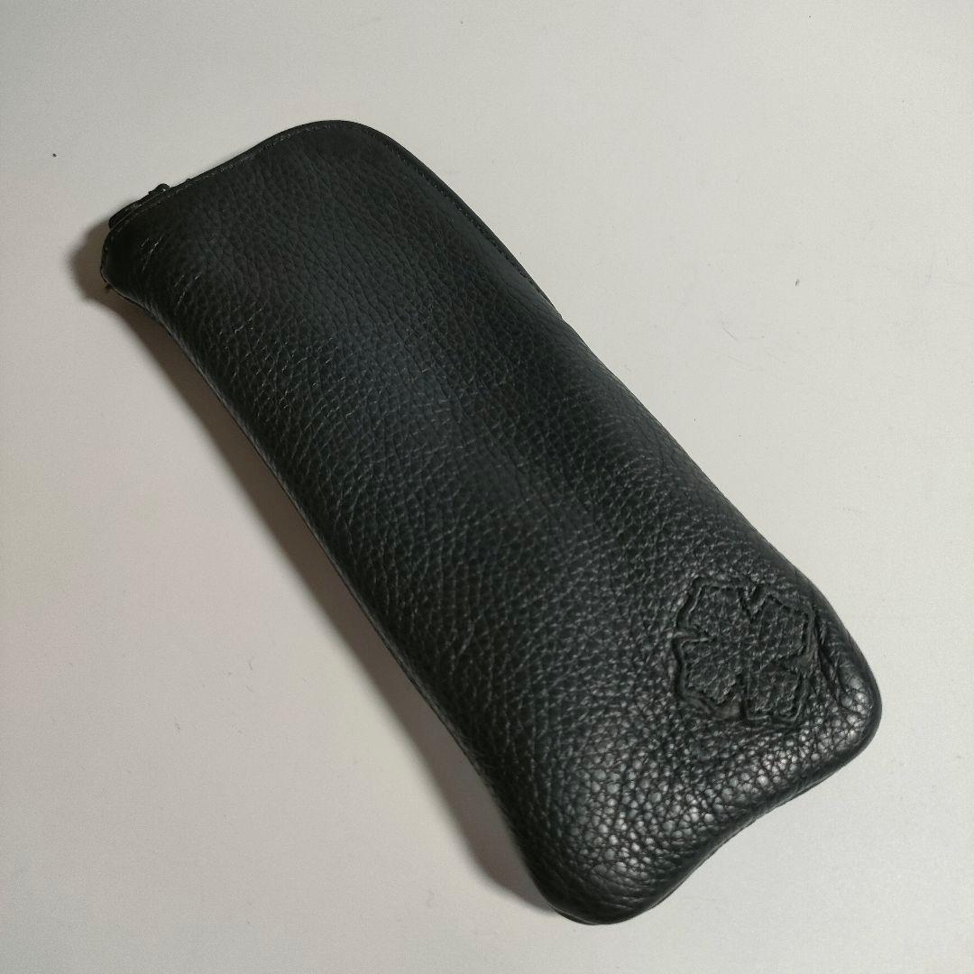 CHROME HEARTS クロムハーツ レザー メガネケース 黒 CHROME HEARTS クロムハーツ レザーアイウェアケース サングラス 眼鏡