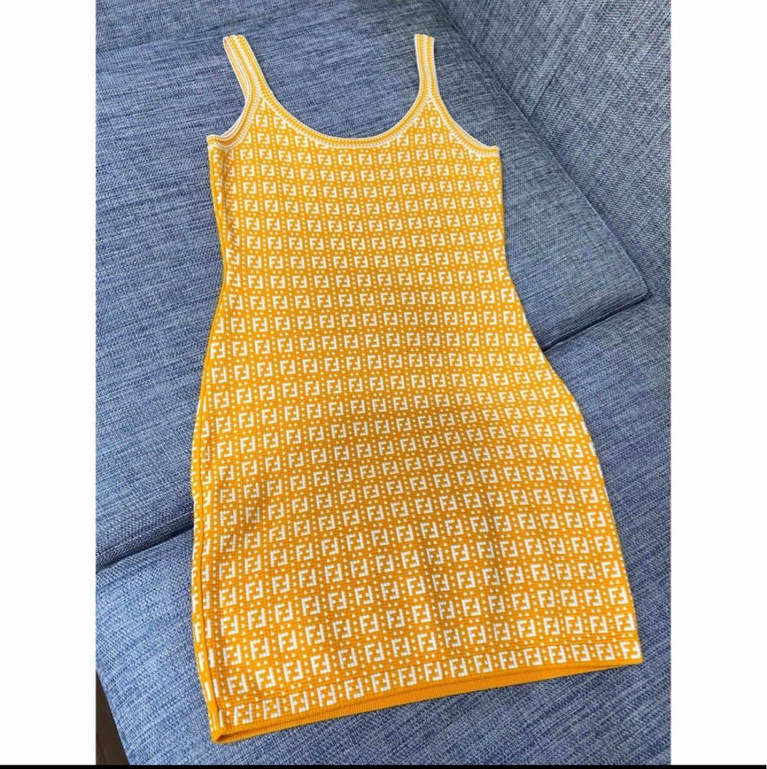 FENDI ロゴワンピース ドレス ノースリーブ 総柄 楽天市場】【アパレル】FENDI フェンディ レディース ワンピース