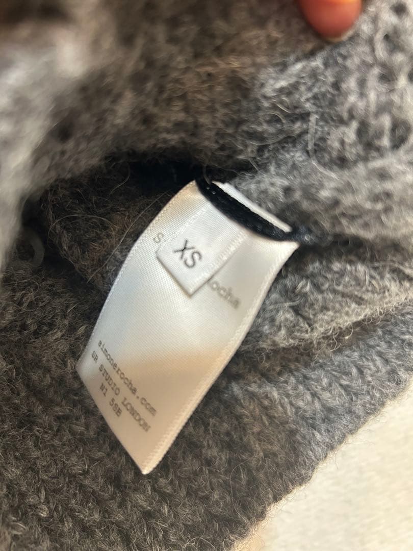 Simone Rocha XS パール付きグレーカーディガン - メルカリ