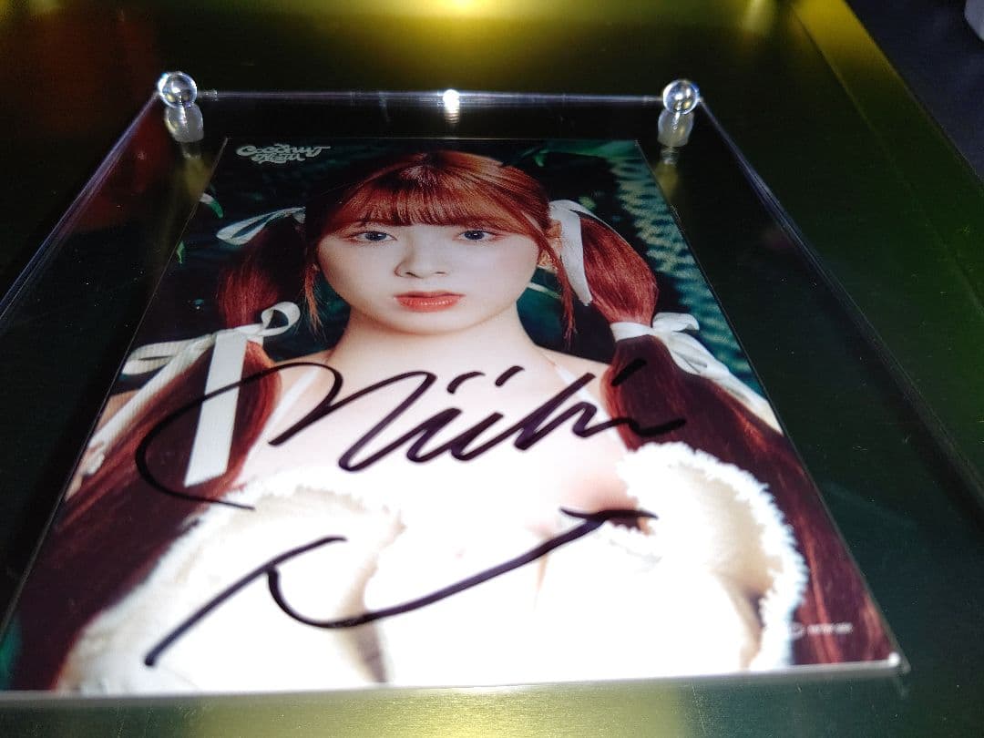 NiziU MIIHI ミイヒ 本人直筆サイン入りフォトカード 10代ラスト年