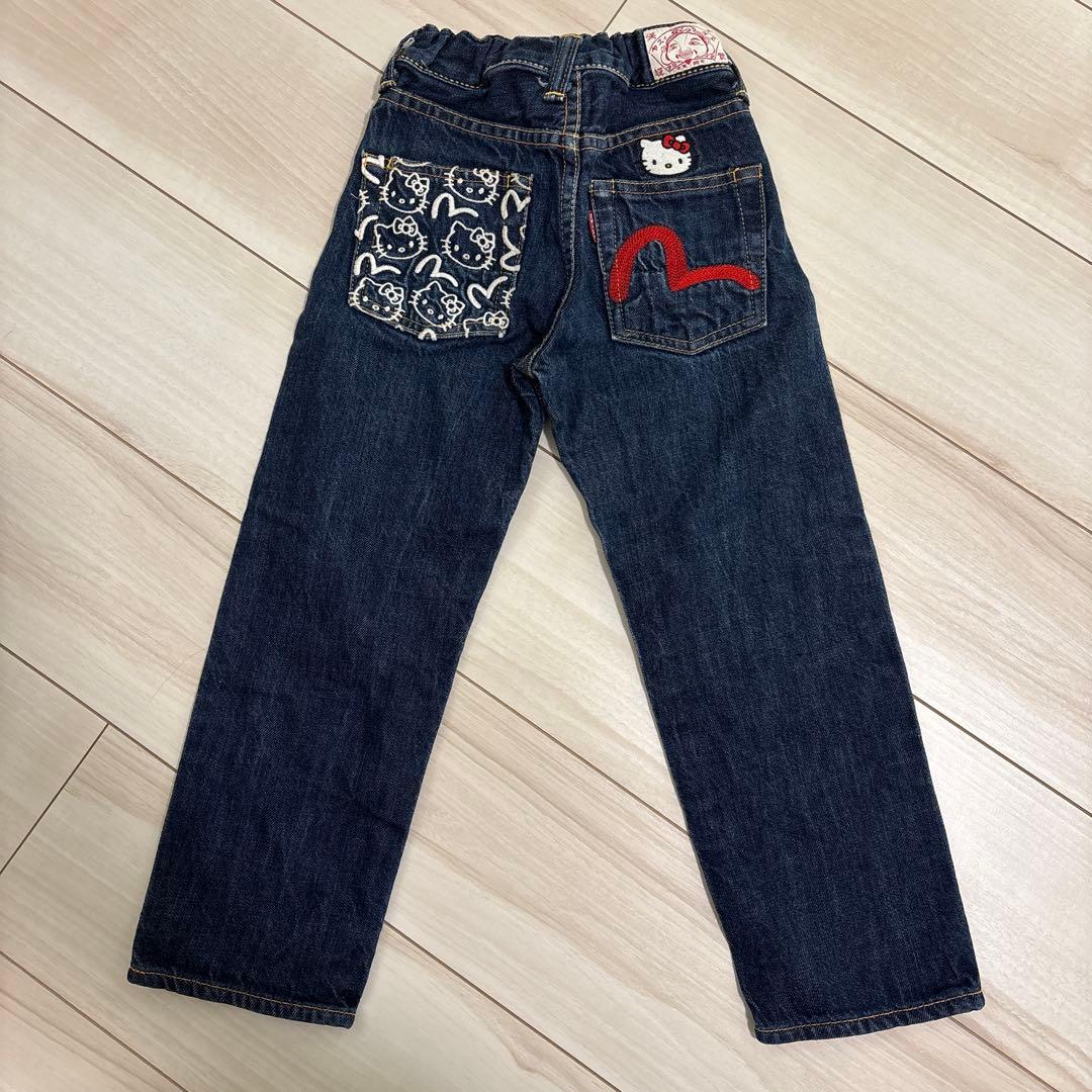 EVISU✖️ハローキティ コラボデニム キッズサイズ - メルカリ