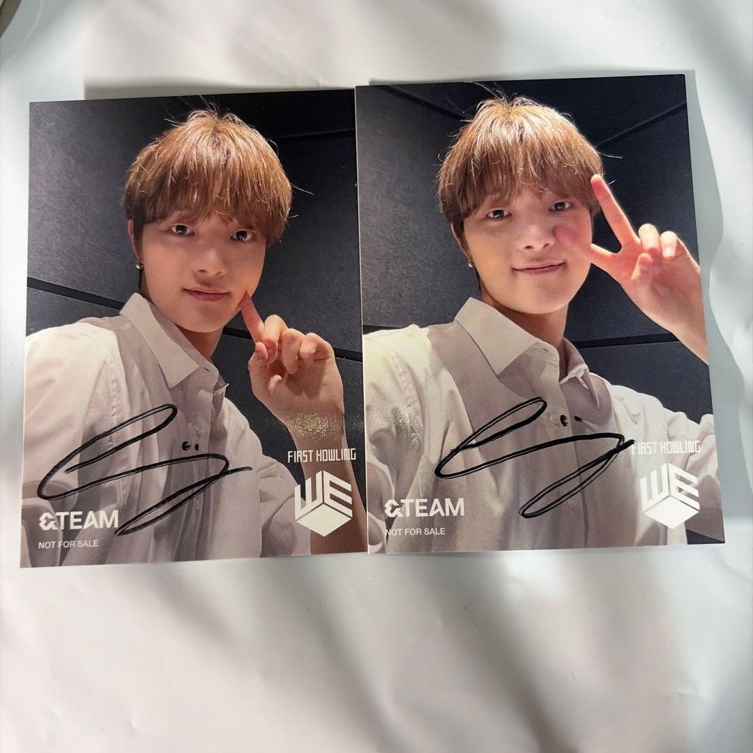 &TEAM andTEAM EJ ウィジュ トレカ フォトカード - メルカリ