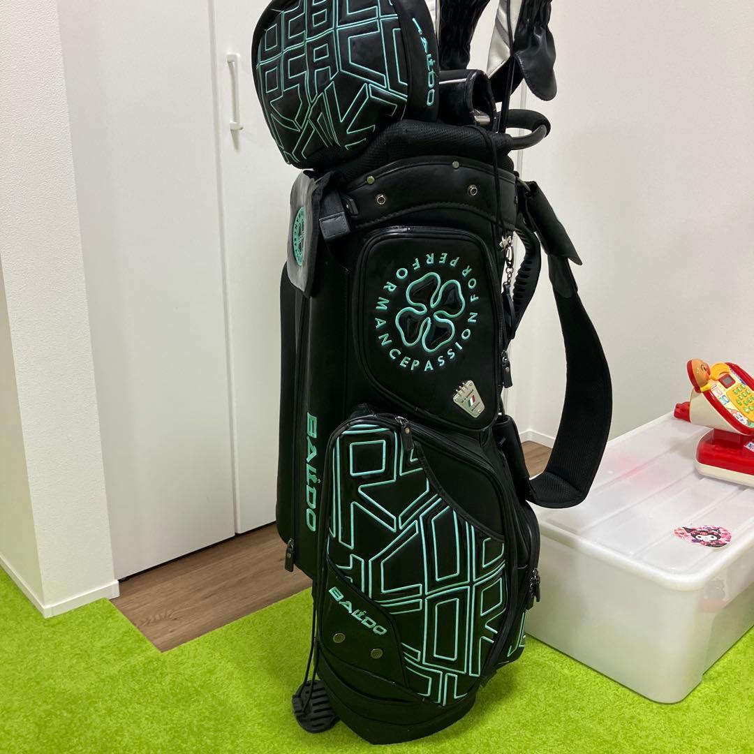 コーンズ様専用BALDO キャディバッグ ブラック/グリーン - メルカリ