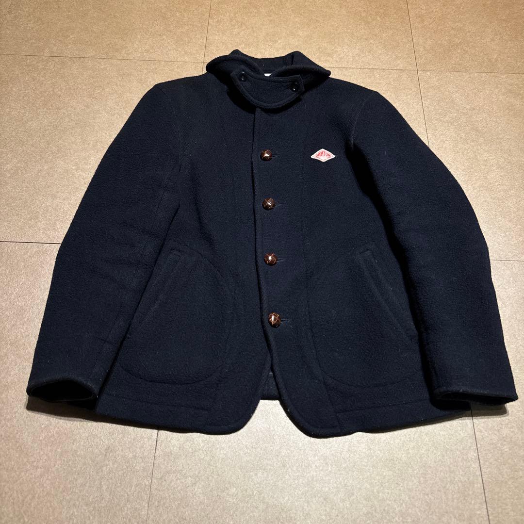 Danton ダントン ウールモッサジャケット 紺 ネイビー 紺 40 - メルカリ