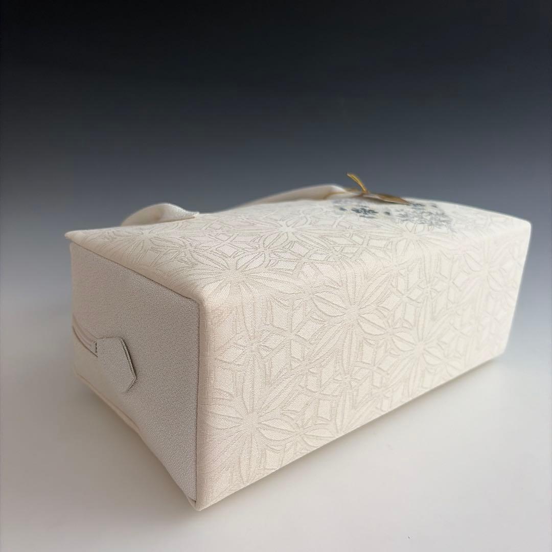 新品未使用 刺繍入り京都 西陣 正絹 帯使用 利休バッグ26209 - メルカリ