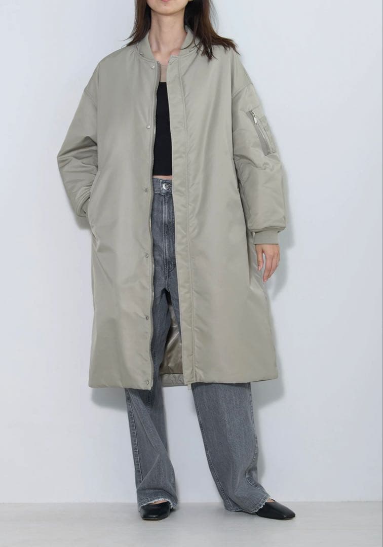 新品タグ付きアッパーハイツTHE U-2 LONG HOODIE アウターMA1 - メルカリ