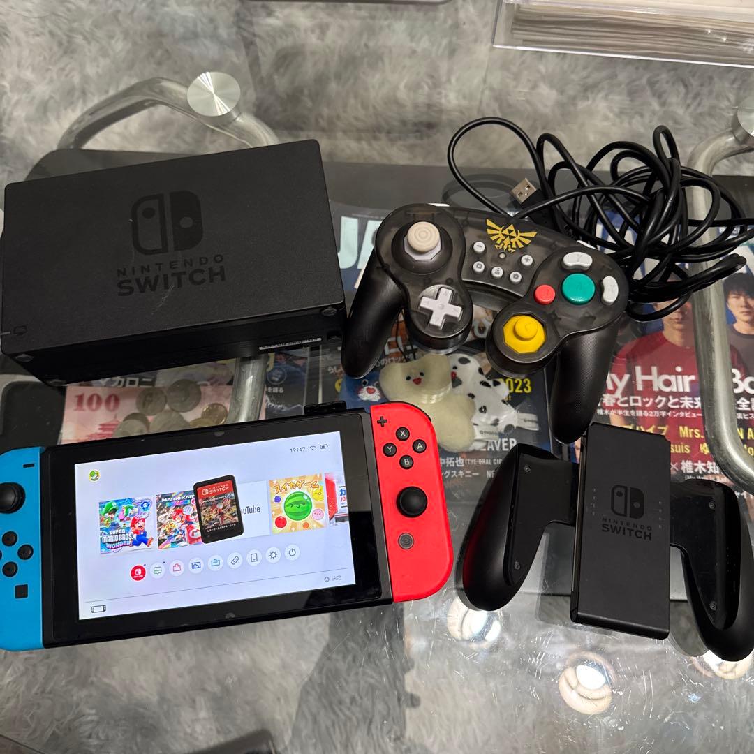 Nintendo Switch ネオンレッド/ブルー 本体 マリオカート付き Nintendo Switch 【ラッピング可】【即日発送】【新品】任天堂 本体