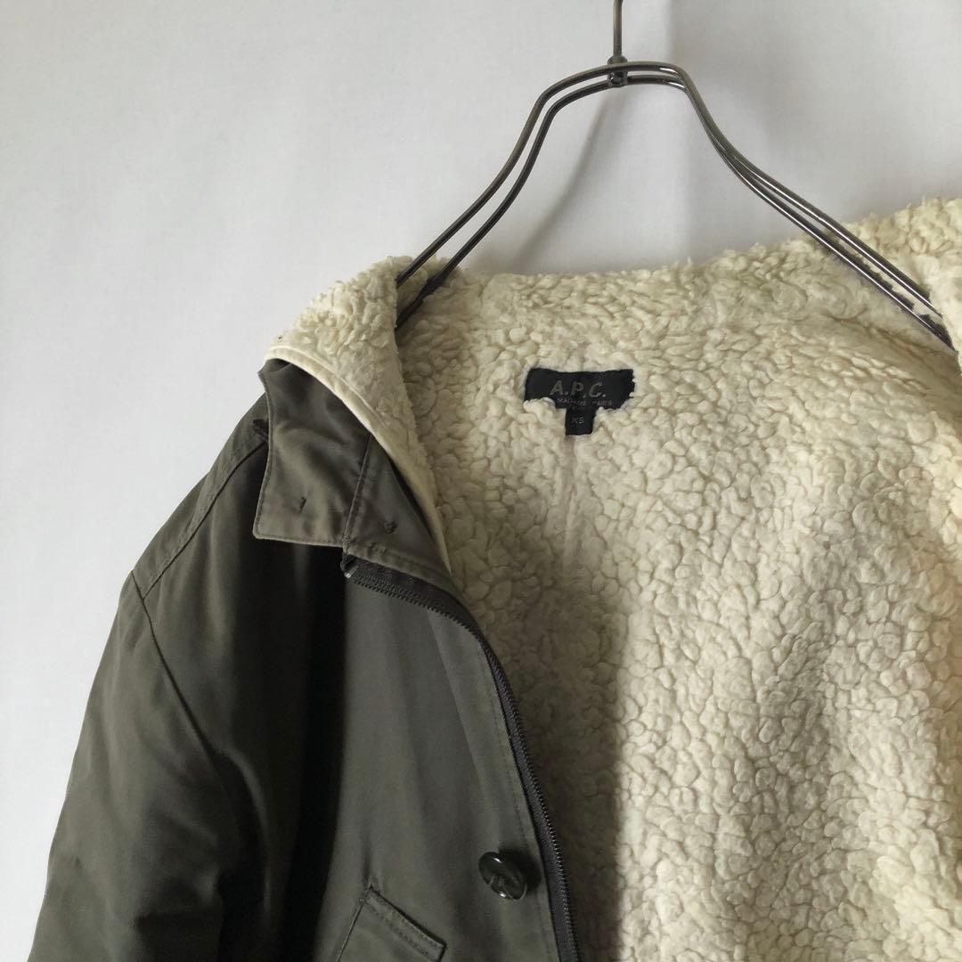 秋冬】チュニジア製 A.P.C アーペーセー ボアライナー付き モッズ