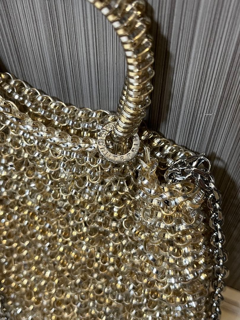 ANTEPRIMA ゴールド ショルダーバッグ ミニアトゥーラ - メルカリ