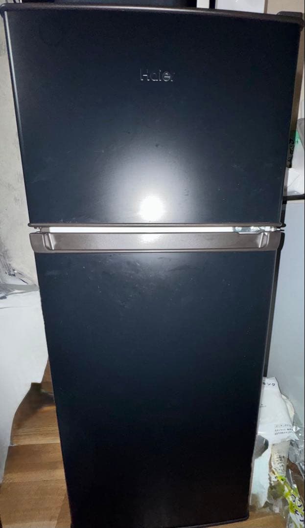 Haier ブラック 2ドア冷蔵庫ハイアール　JR-HS12A(K) imgrc0333247010.jpg