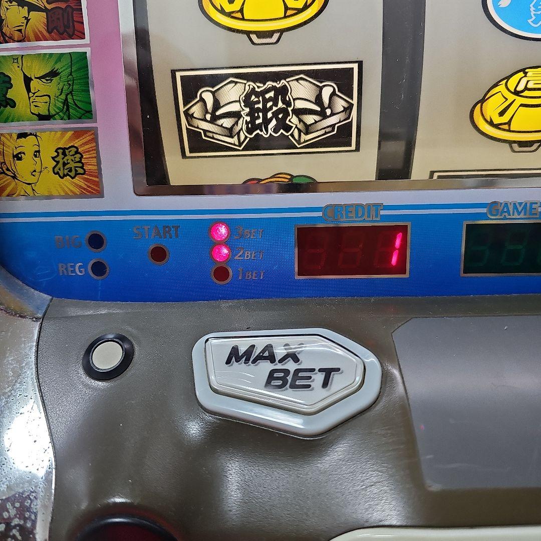 初代 4号機 押忍！番長 実機 漢湯 データカウンター コイン不要機