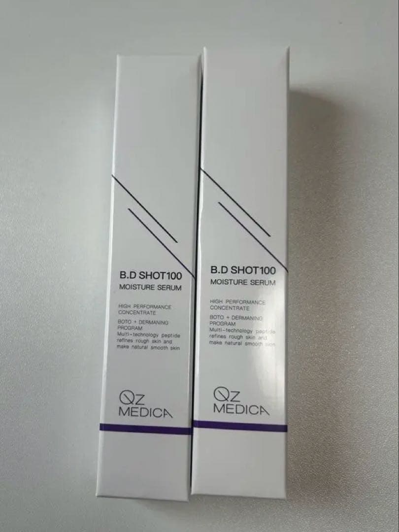 【新品未開封】B.D SHOT 100 モイスチャーセラム 25ml 2本セット bdショット 美容液 100 韓国コスメ 50代 塗る QzMEDICA 25ml 2本