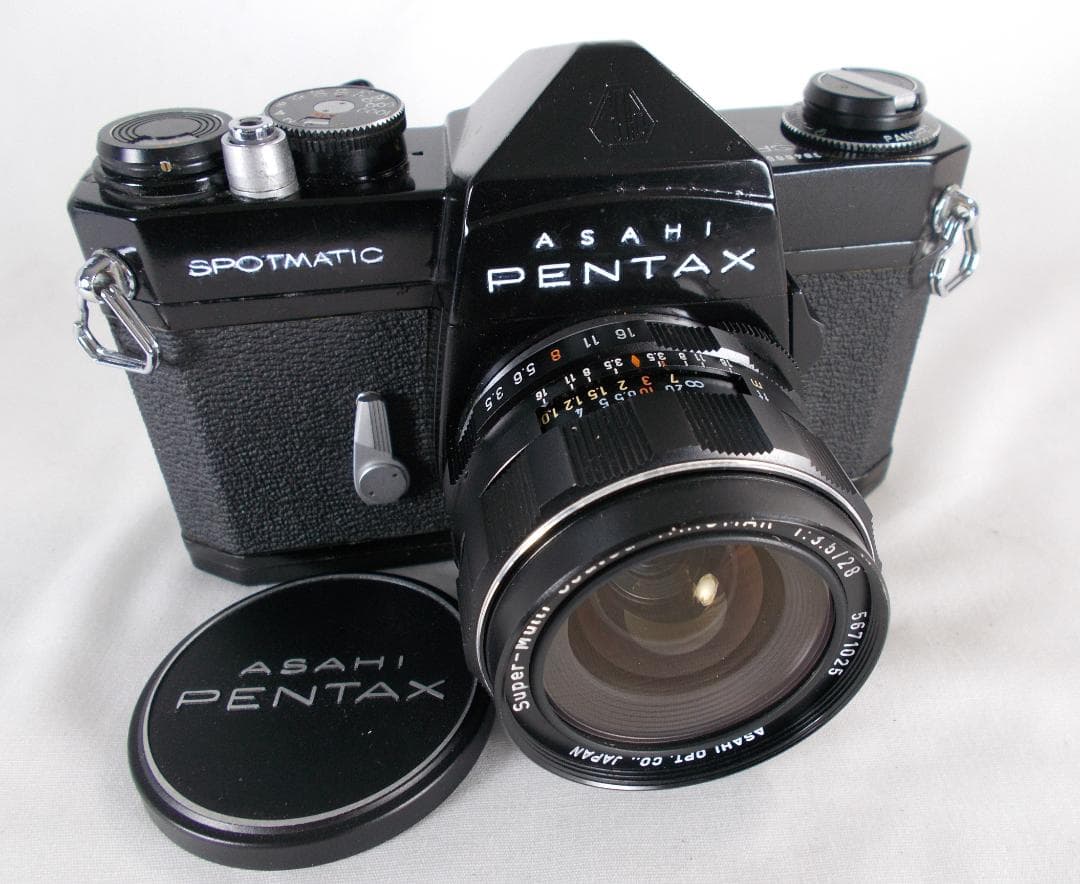 フィルムカメラ 整備済　Pentax SP　+ 広角レンズ 28mm　P260 フィルムカメラ 整備済 Pentax SP + 広角レンズ 28mm P260 フィルム