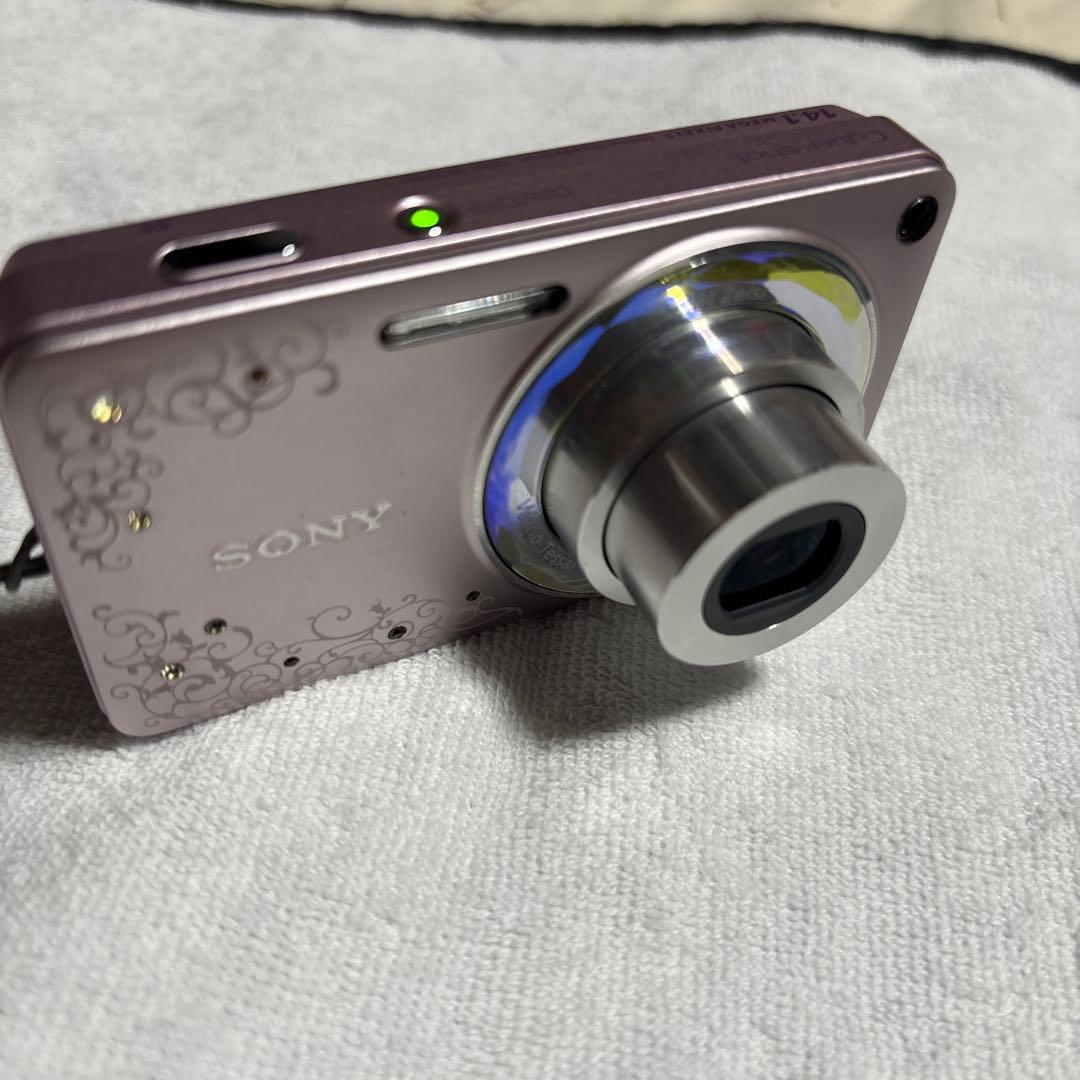 SONY サイバーショット DSC-W350D 桜色 名刺サイズ