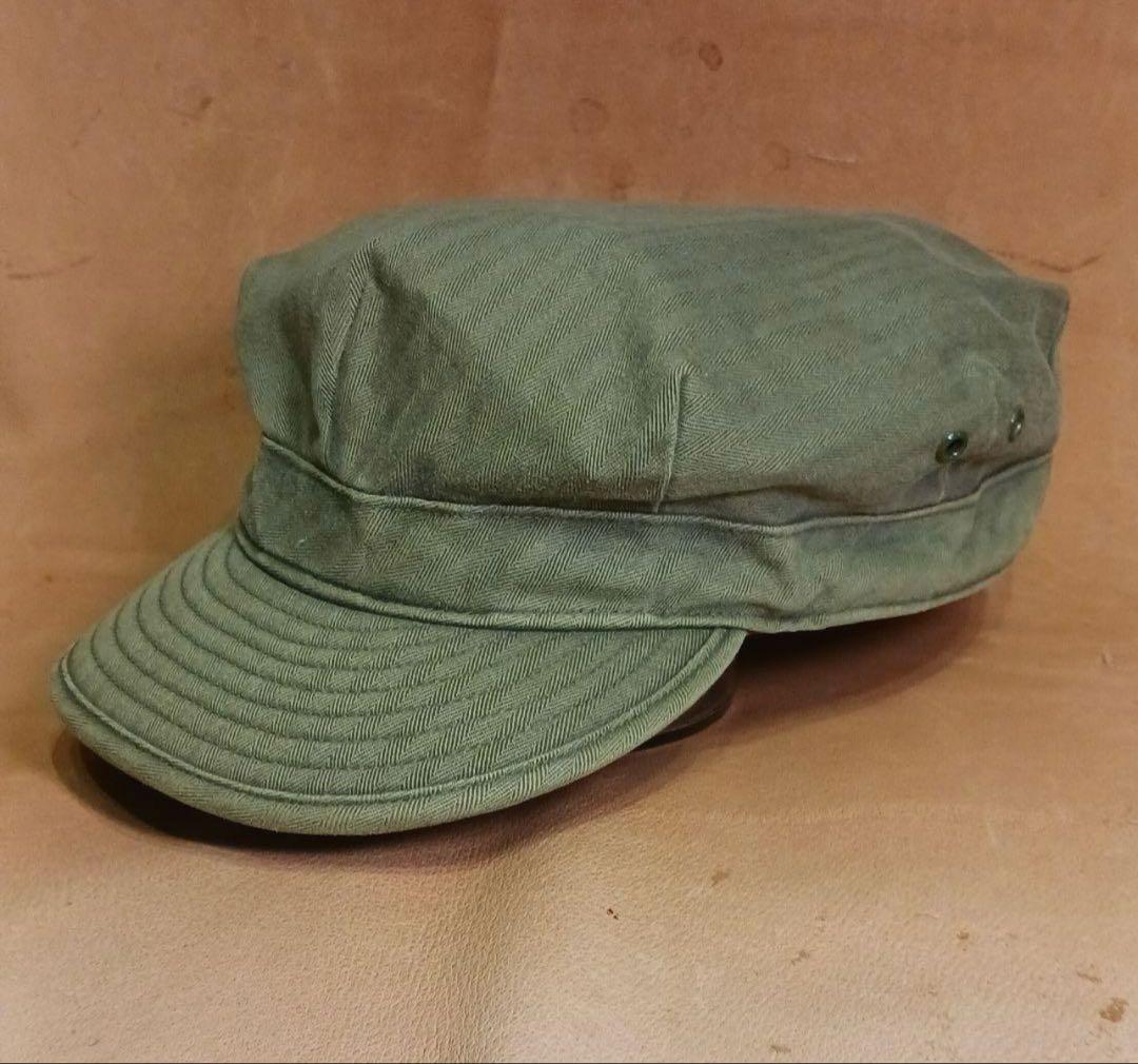 RRL★ダブルアールエル★ワークキャップ オリーブグリーン RRL(ダブルアールエル) Vintage-processed front logo wool cap