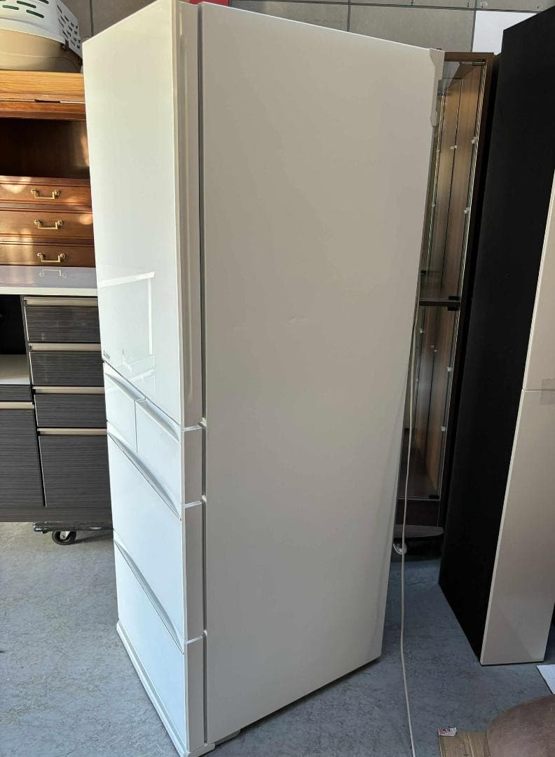 MITSUBISHI 冷蔵庫 5ドアフロントガラス 2019年製 Used/良品 - 冷蔵庫