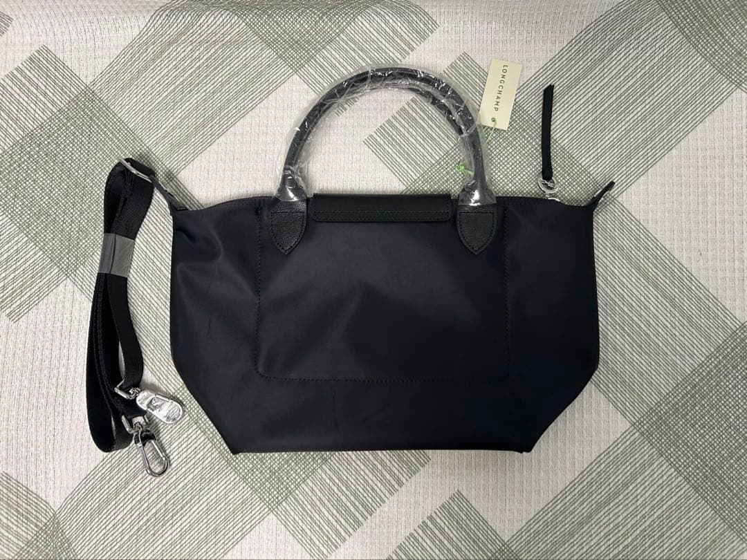 《LONGCHAMP》プリアージュ トップハンドバッグ　S/ブラック