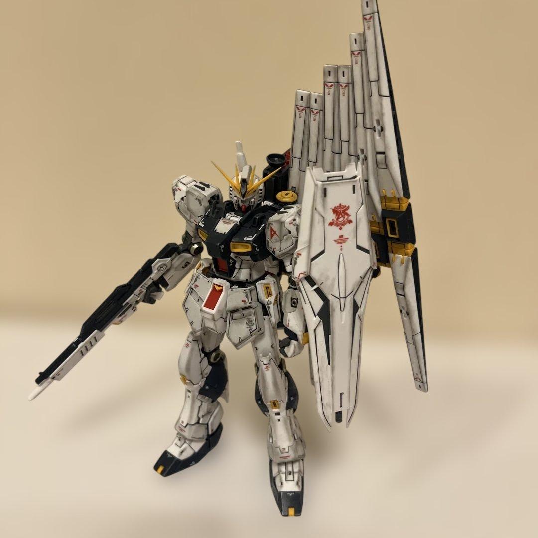 ユ*ウ様 RG 1/144 νガンダム　作成品 RG 1/144 νガンダム｜バンダイ ホビーサイト
