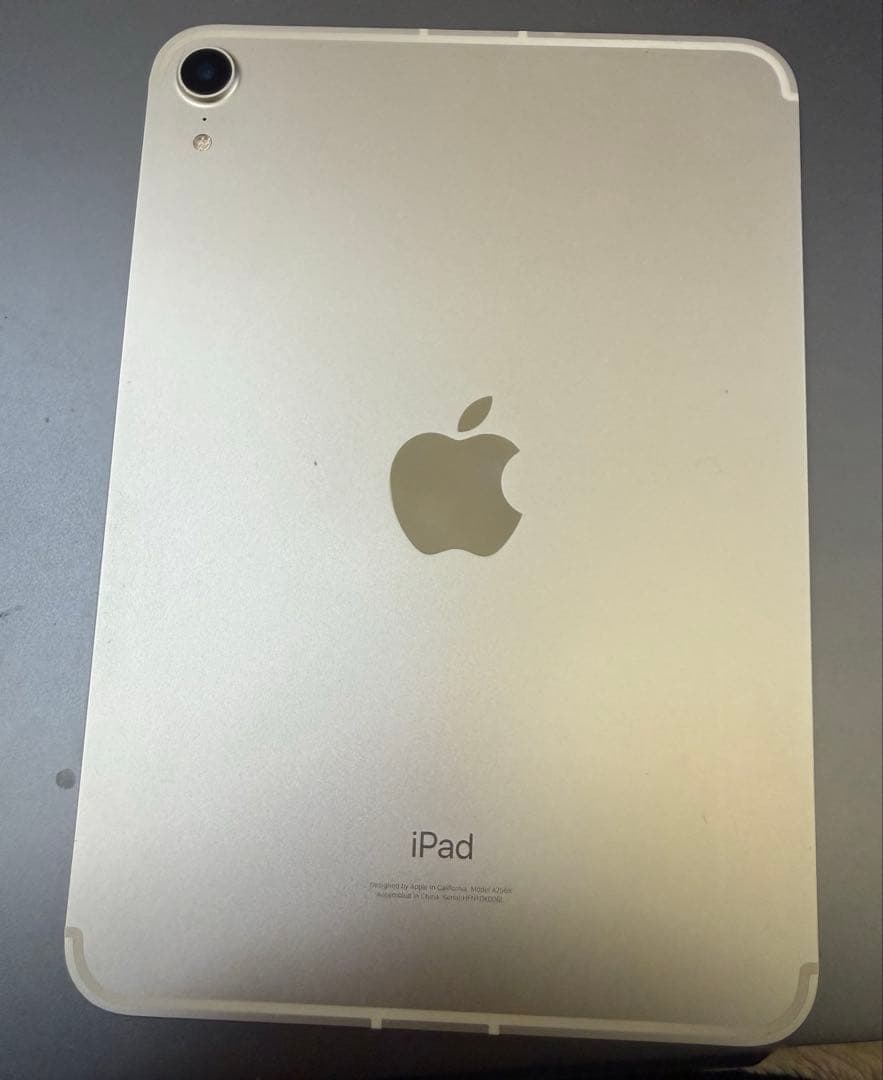 iPad mini第6世代 スターライト 64GB セルラー - メルカリ