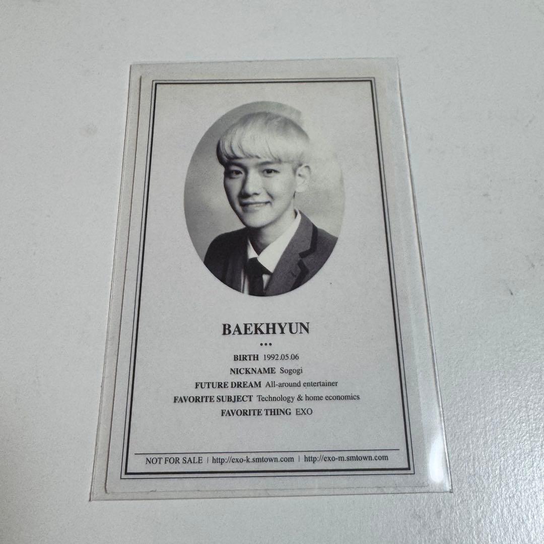 EXO ベクヒョン ベッキョン XOXO トレカ Baekhyun - メルカリ