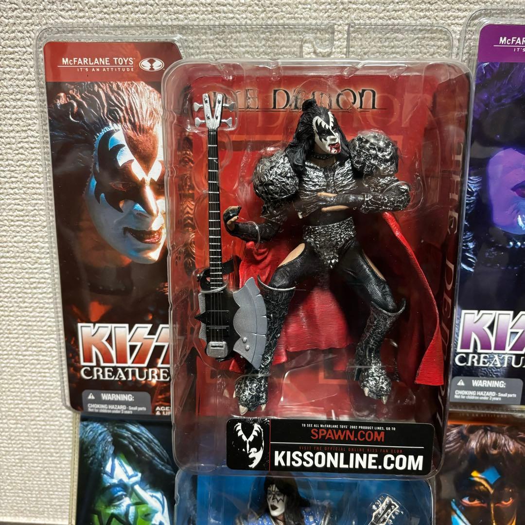 マクファーレン KISS CREATURES キッス フィギュア 4体セット - メルカリ