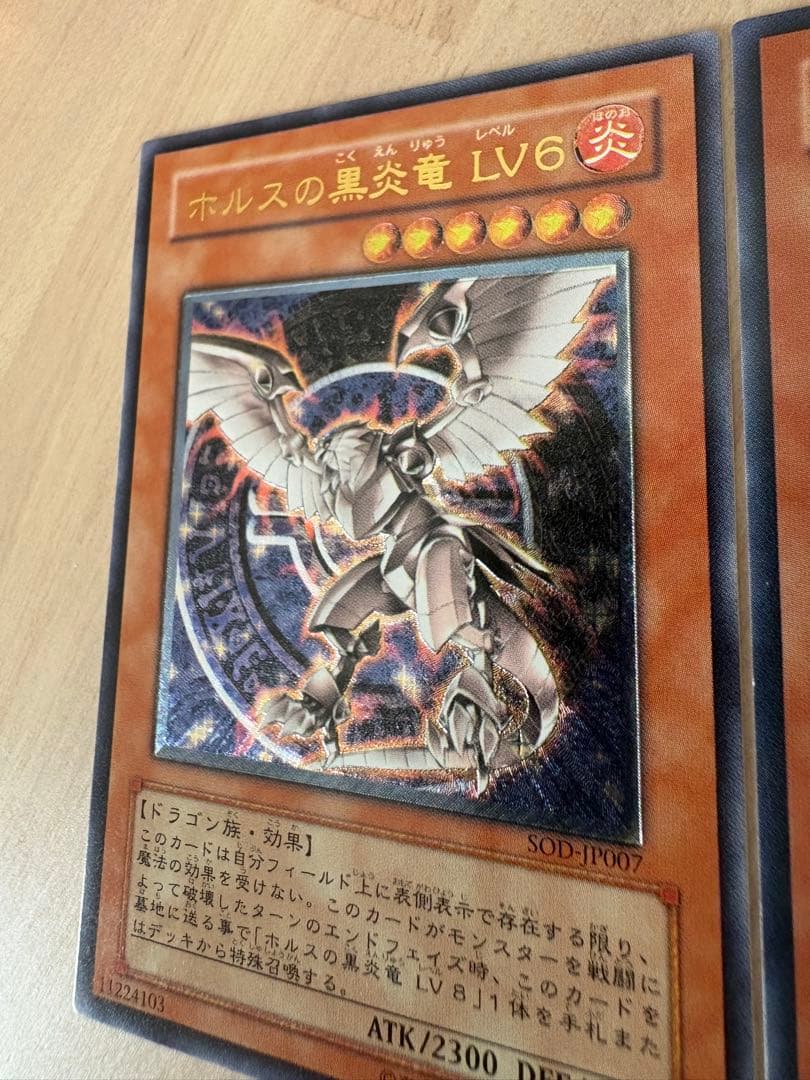 美品級】ホルスの黒炎竜LV6 LV8 レリーフ2枚セット - メルカリ