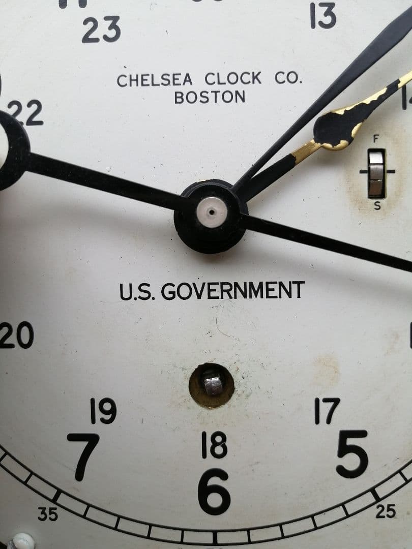U.S.NAVY WW2 DECK CLOCK 40年代　50年代　ビンテージ